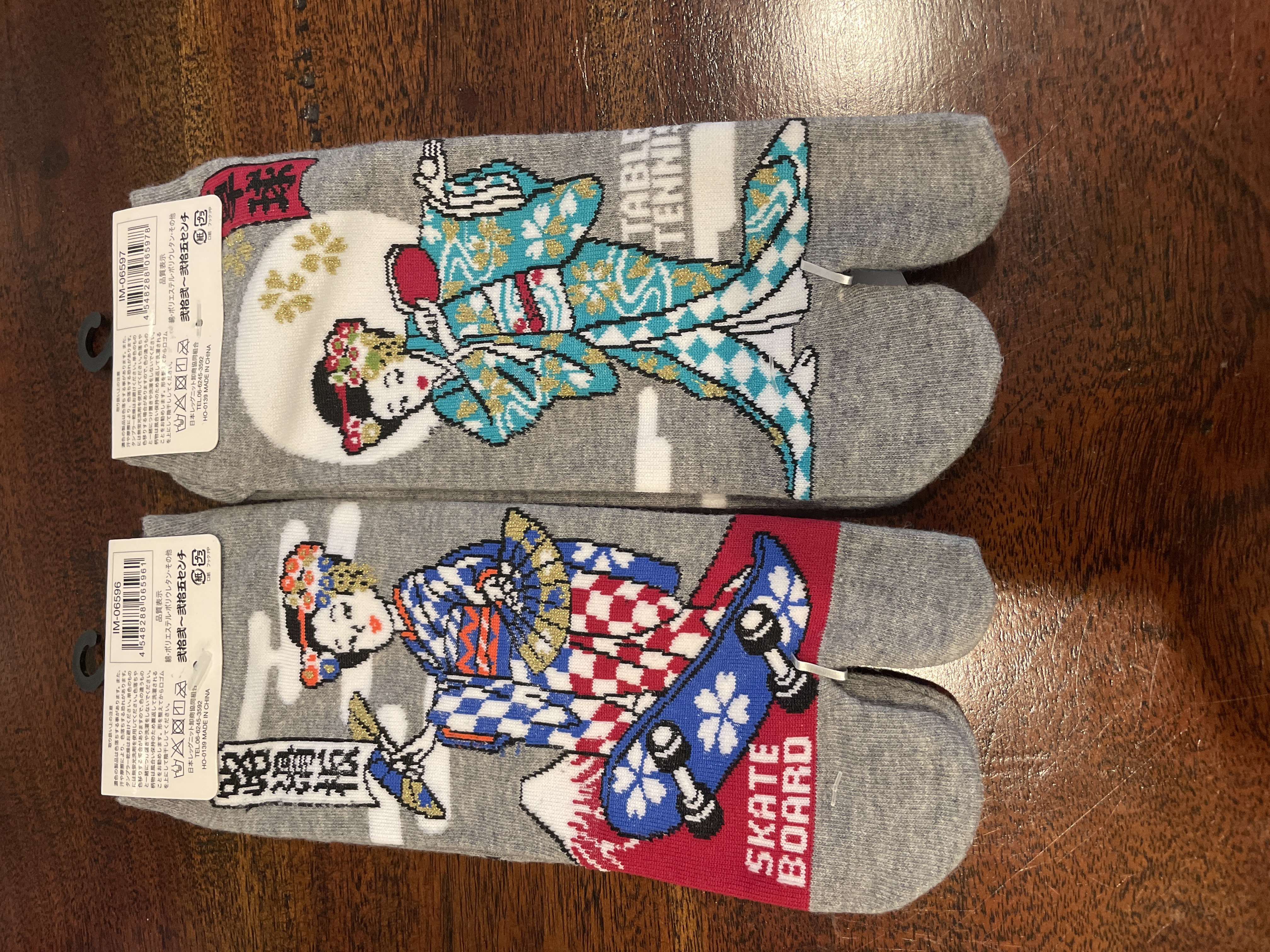 Japanese Geisha Tabi Socks Set