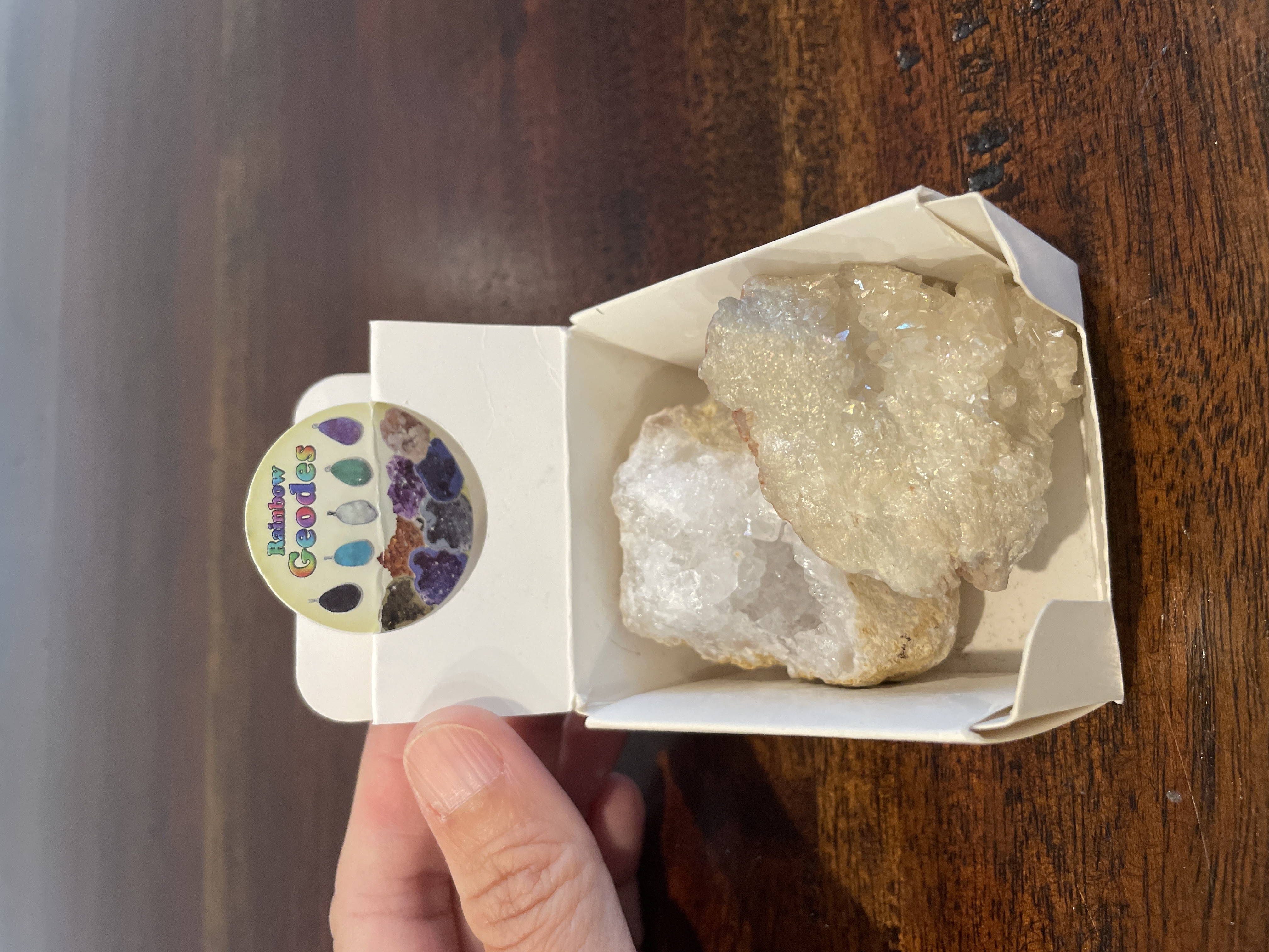 Rainbow Geodes Crystal Set
