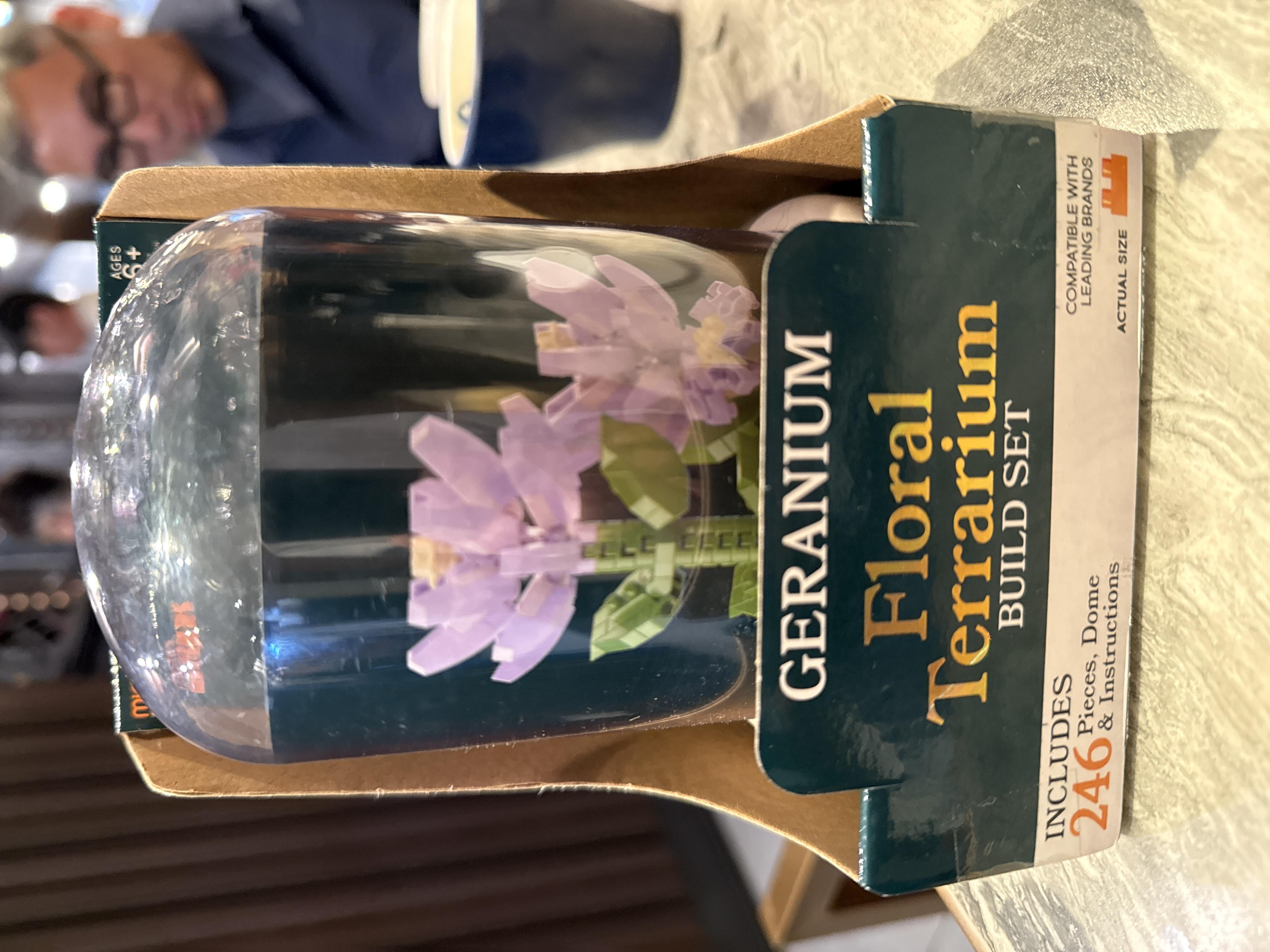 Geranium Floral Terrarium Build Set