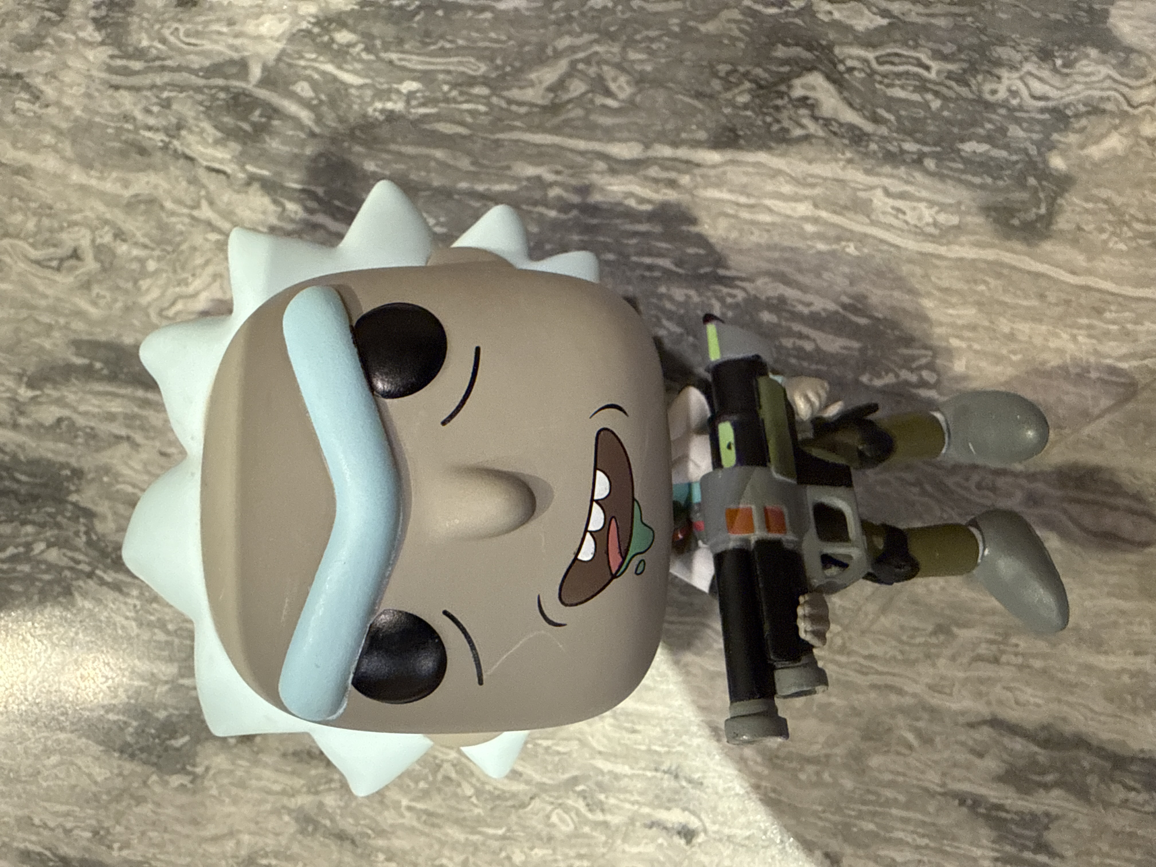 Rick Sanchez Funko Pop Figure with Portal Gun