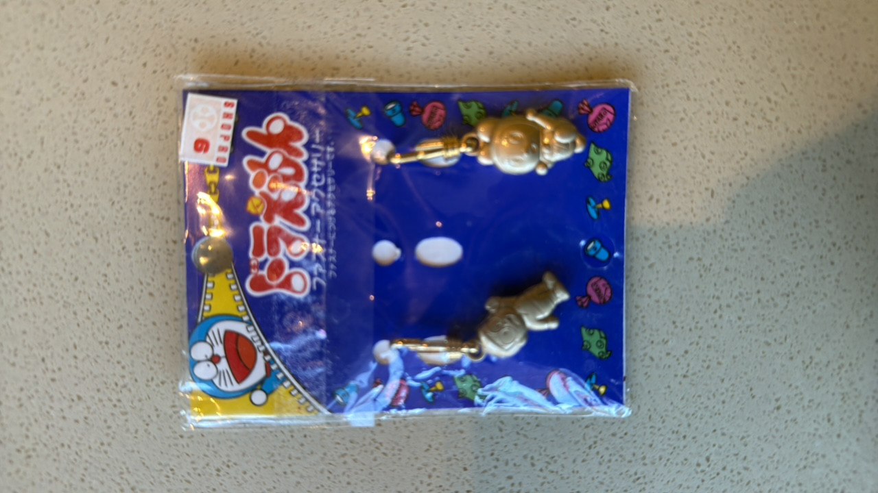 Doraemon Metal Zipper Pull Set